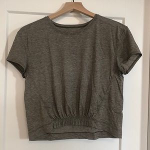 Lululemon Cinch Crop Tshirt